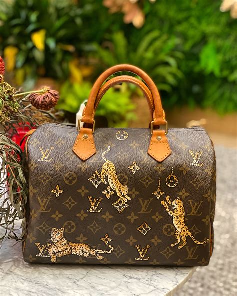 custom louis Vuitton Speedy purse